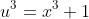 u^3=x^3+1