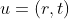 u=(r,t)