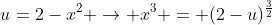 u=2-x^{2} \rightarrow x^{3} = (2-u)^{\frac{3}{2}}