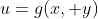 u=g(x, y)