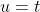 u=t