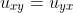 u_{xy}=u_{yx}