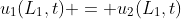 u_1(L_1,t) = u_2(L_1,t)