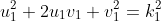 u_1^2+2u_1v_1+v_1^2=k_1^2