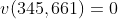 v(345,661)=0