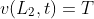 v(L_2,t)=T