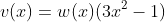 v(x)=w(x)(3x^{2}-1)