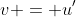 v = u'