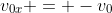 v_{0x} = -v_0~sin(53)