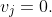 v_{j}=0.
