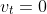 v_t=0
