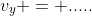 v_y = .....