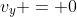 v_y = 0