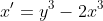 x'=y^3-2x^3