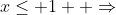 x\le 1  \Rightarrow~1-x=\sqrt{y}