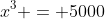 x^{3} = 5000