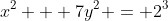 x^2 + 7y^2 = 2^3