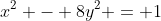 x^2 - 8y^2 = 1