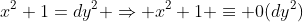 x^2+1=dy^2 \Rightarrow x^2+1 \equiv 0(dy^2)