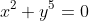 x^2+y^5=0