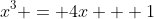 x^3 = 4x + 1