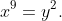 x^9=y^2.
