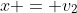 x = v_2