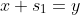 x s_1=y