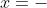 x=-~\frac{W(-\ln(a))}{\ln(a)}
