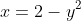 x=2-y^2