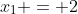 x_{1} = 2