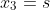 x_{3}=s
