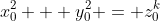 x_0^2 + y_0^2 = z_0^k