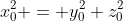 x_0^2 = y_0^2+z_0^2