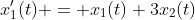 x_1'(t) = x_1(t)+3x_2(t)