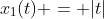 x_1(t) = |t|