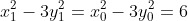 x_1^2-3y_1^2=x_0^2-3y_0^2=6