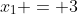 x_1 = 3