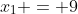 x_1 = 9