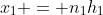 x_1 = n_1h_1