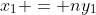 x_1 = ny_1