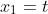x_1=t