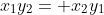 x_1y_2= x_2y_1