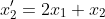 x_2'=2x_1+x_2