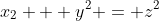 x_2 + y^2 = z^2