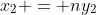 x_2 = ny_2