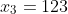 x_3=123