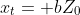 x_t= bZ_0