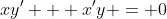 xy' + x'y = 0