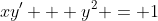 xy' + y^2 = 1